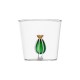 Pahar pentru apa, Cactus cu floare Amber, 8 cm, Dessert Plants - designer Alessandra Baldereschi - ICHENDORF